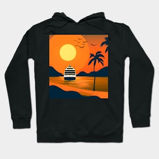 Tropical Sunset Cruise Hoodie